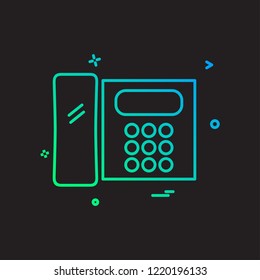 Phone icon design vector