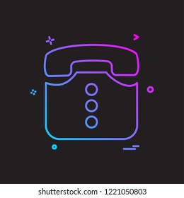 Phone icon design vector