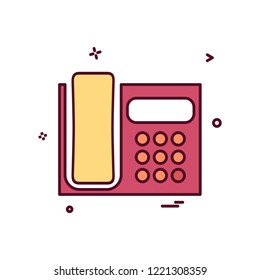 Phone icon design vector