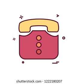 Phone icon design vector