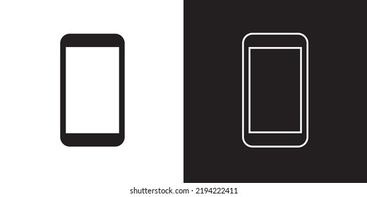 Phone icon design vector. Digital smart gadget symbol illustration.	
