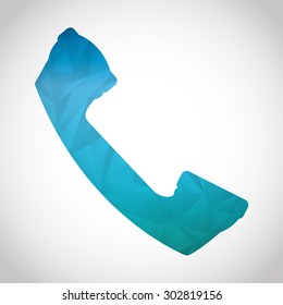 phone icon design, vector illustration eps10 graphic 