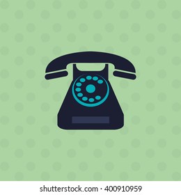 phone icon design, vector illustration