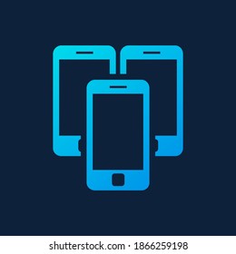 Phone icon design vector for UI