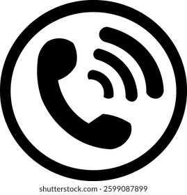 Phone icon designs black and white