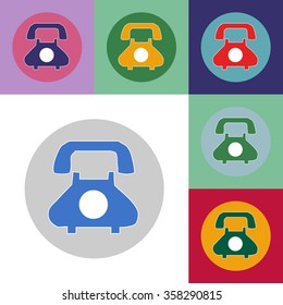 Phone icon, eps 10