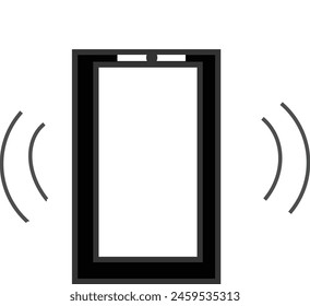 icono del teléfono eps 10 diseño