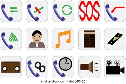 Phone icon eps 15 PCs
