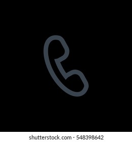  phone icon flat.