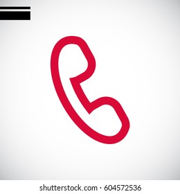  phone icon flat.