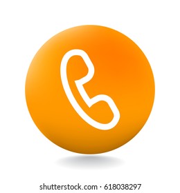  phone icon flat.