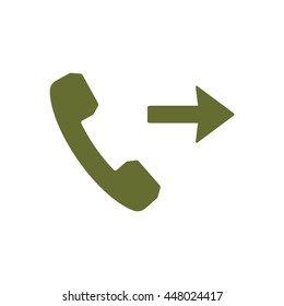 Phone   icon. Flat design.