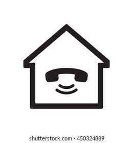 Phone   icon. Flat design.