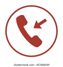 Phone   icon. Flat design.