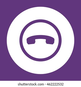Phone   icon. Flat design.