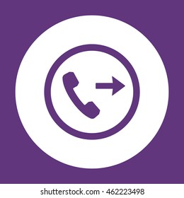 Phone   icon. Flat design.