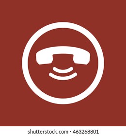 Phone   icon. Flat design.