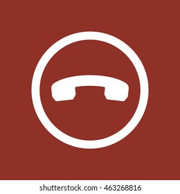 Phone   icon. Flat design.