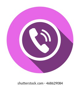 Phone   icon. Flat design.