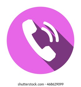 Phone   icon. Flat design.