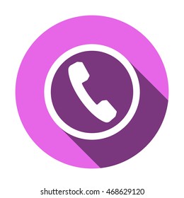Phone   icon. Flat design.