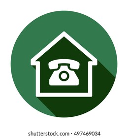 Phone  icon. Flat design.