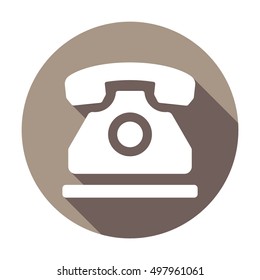 Phone  icon. Flat design.