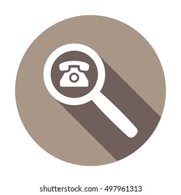 Phone  icon. Flat design.