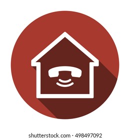 Phone   icon. Flat design.