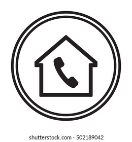 Phone   icon. Flat design.