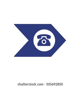 Phone  icon. Flat design.