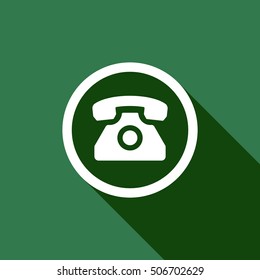 Phone  icon. Flat design.