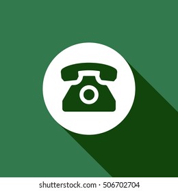 Phone  icon. Flat design.