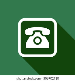 Phone  icon. Flat design.