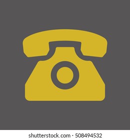 Phone  icon. Flat design.
