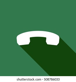 Phone  icon. Flat design.