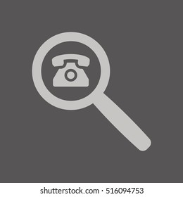 Phone  icon. Flat design.