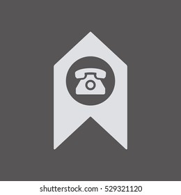 Phone  icon. Flat design.