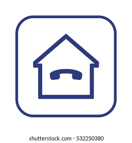 Phone   icon. Flat design.