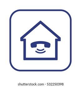Phone   icon. Flat design.