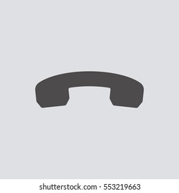 Phone  icon. Flat design.