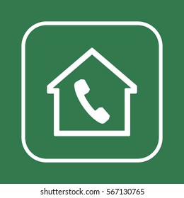 Phone   icon. Flat design.