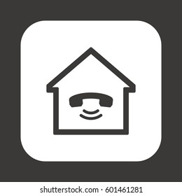 Phone   icon. Flat design.