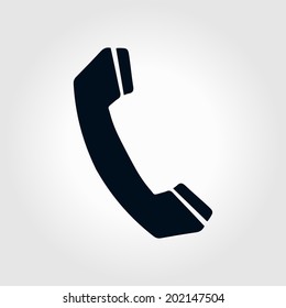 Phone icon. Flat design style. Vector EPS 10.