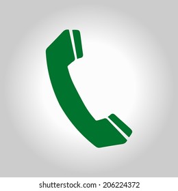 Phone icon. Flat design style. Vector EPS 10.