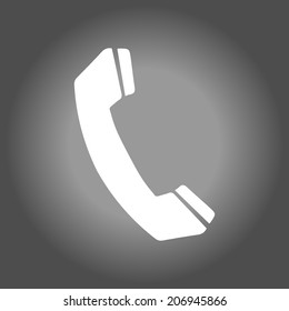 Phone icon. Flat design style. Vector EPS 10.