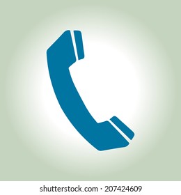 Phone icon. Flat design style. Vector EPS 10.