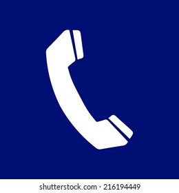 Phone icon. Flat design style. Vector EPS 10.