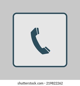 Phone icon. Flat design style. Vector EPS 10.