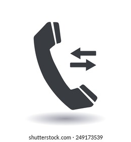 Phone icon. Flat design style. Vector EPS 10.